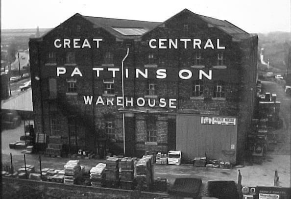 old picture of the great central pattinson warehouse
