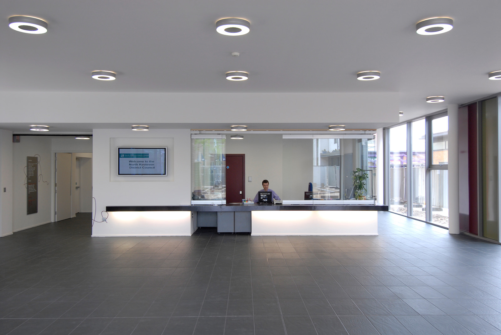 reception of the east midlands media technology centre